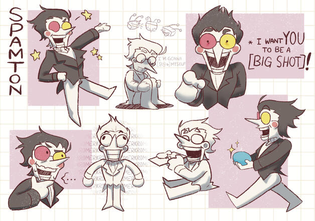 Spamton Chibi Page